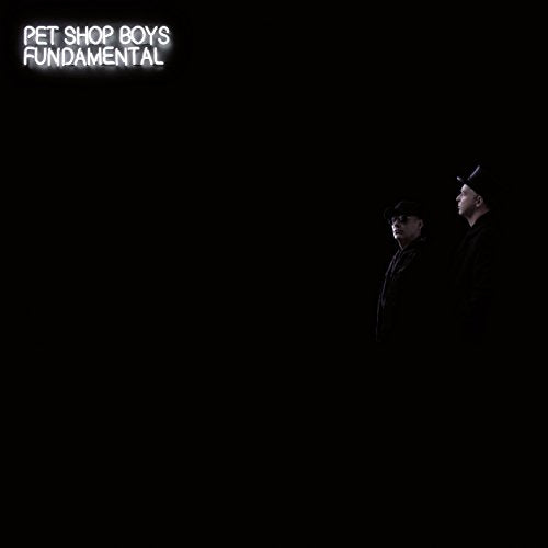 Pet Shop Boys album cover, “Fundamental,” featuring two silhouetted figures.