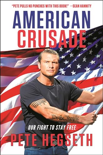 Book cover featuring Pete Hegseth in front of an American flag with title text.