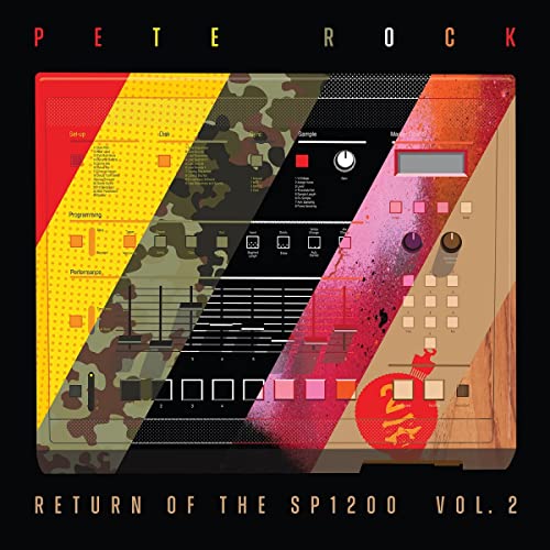 Album cover for Pete Rock’s “Return of the SP1200 Vol. 2” featuring a sampler.