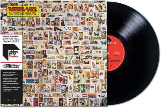 Pete Townshend “Rough Mix” vinyl record cover with collage of photos.