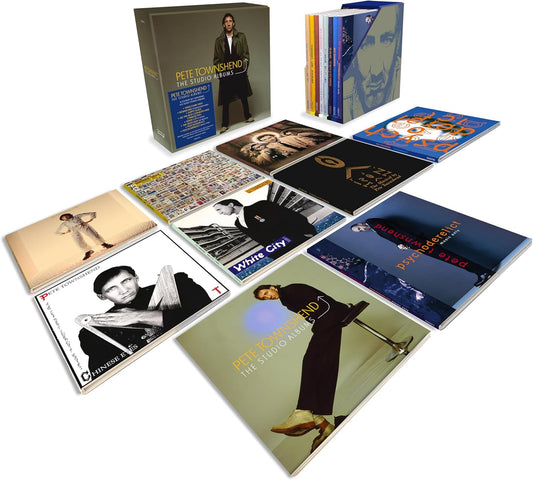 Pete Townshend studio albums CD box set with individual album covers displayed.