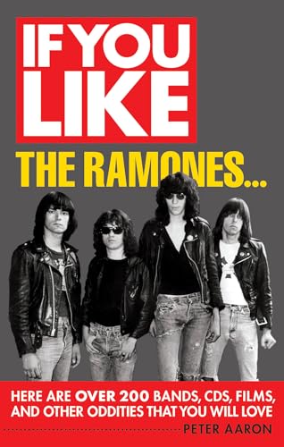 Book cover featuring The Ramones, with bold red and yellow text.