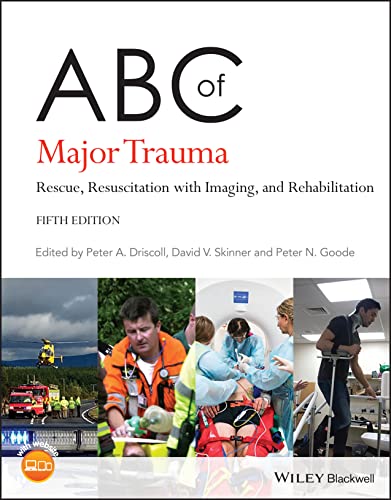 Book cover: "ABC of Major Trauma: Rescue," fifth edition, with medical imagery.