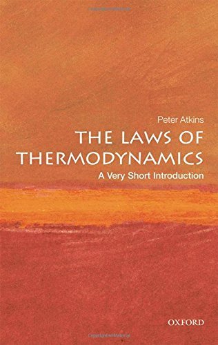 Book cover for The Laws of Thermodynamics: A Very Short Introduction by Peter Atkins.