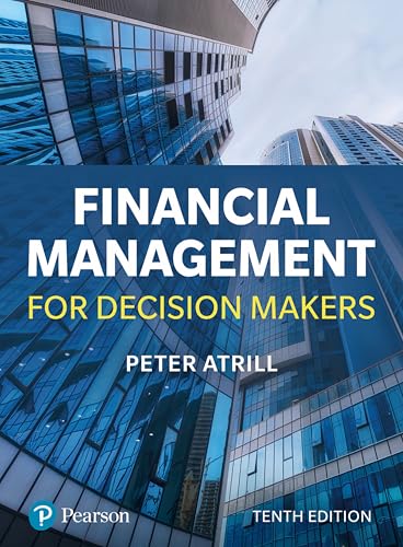 Book cover: "Financial Management for Decision Makers," tenth edition.