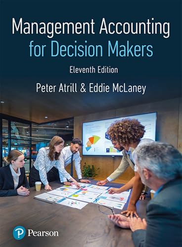 Book cover for Management Accounting for Decision Makers showing a diverse group in a meeting.