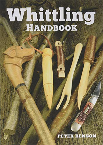 Book cover displaying whittled wooden figures and a carving knife.