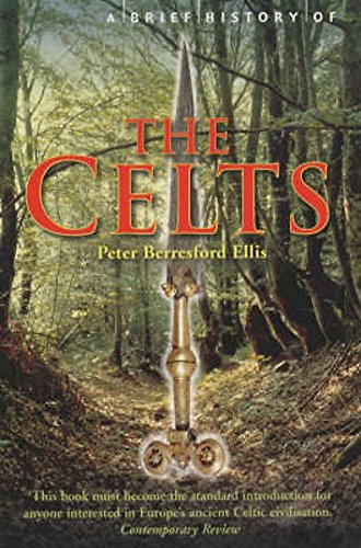 Book cover: “The Celts” with an image of an ancient Celtic sword.