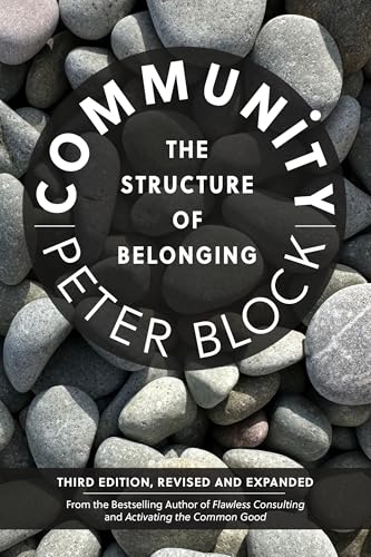 Book cover: "Community, Third Edition" with stone background.