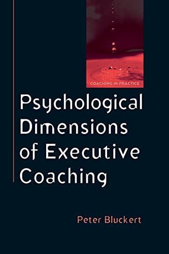 Book cover: "Psychological Dimensions of Executive Coaching" by Peter Bluckert.