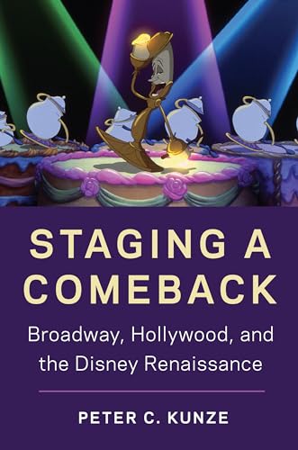 Book cover featuring Mrs. Potts from Beauty and the Beast, title “Staging a Comeback.”