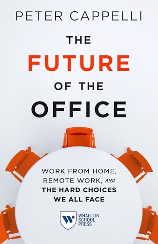 Book cover with orange text and a circular table with chairs.