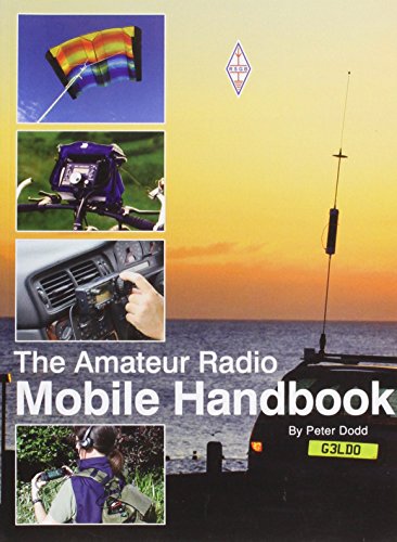 Book cover for The Amateur Radio Mobile Handbook with photos of mobile radio equipment.