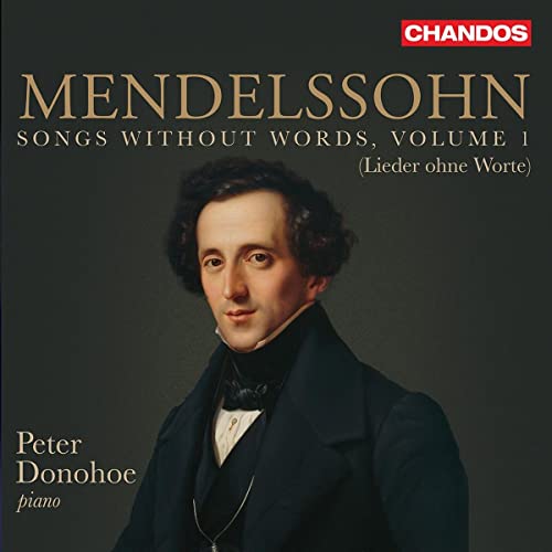 CD cover featuring a portrait of composer Felix Mendelssohn.