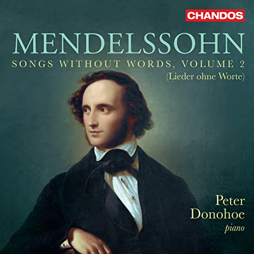 CD cover featuring a portrait of composer Felix Mendelssohn.