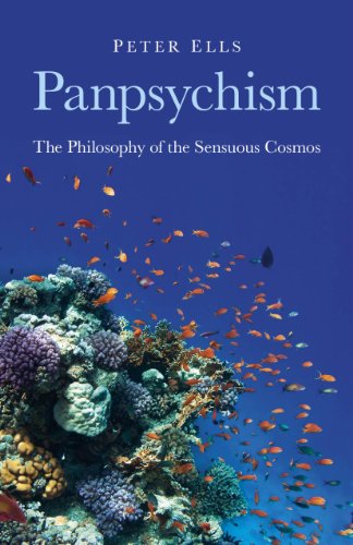 Book cover with title “Panpsychism” and vibrant coral reef imagery.