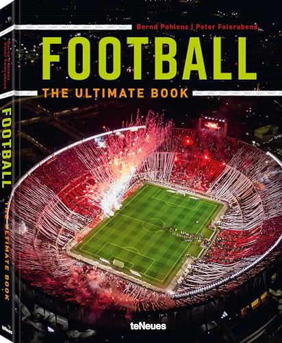 Book cover: "Football: The Ultimate Book" with stadium fireworks image.