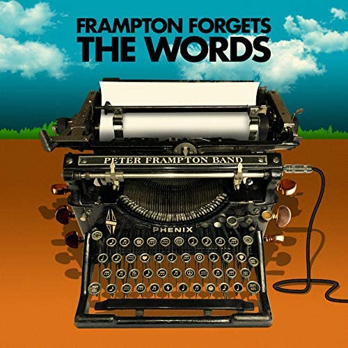 Album cover featuring a vintage typewriter on a grassy field.