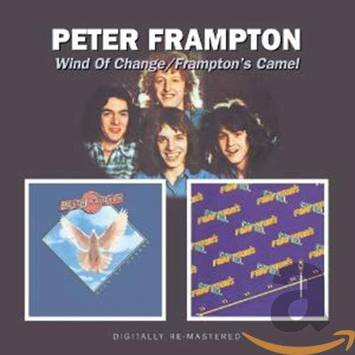 Peter Frampton CD cover with band photo and album art for Wind of Change/Camel.