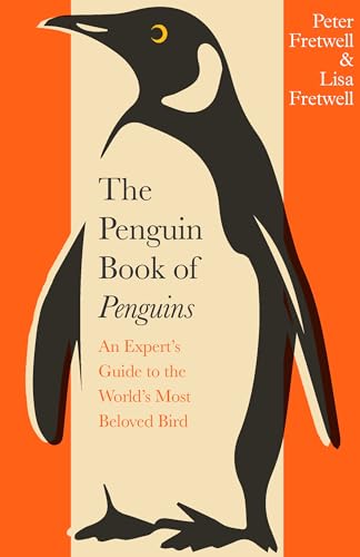 Book cover featuring a stylized black and white penguin illustration.