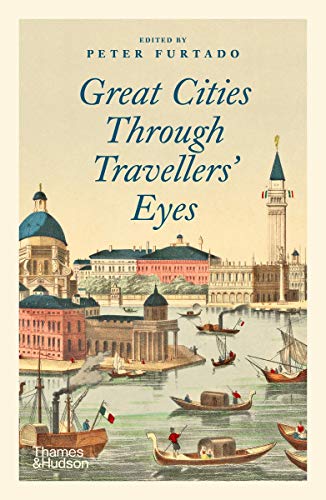 Book cover depicting a vintage cityscape with boats on the water.