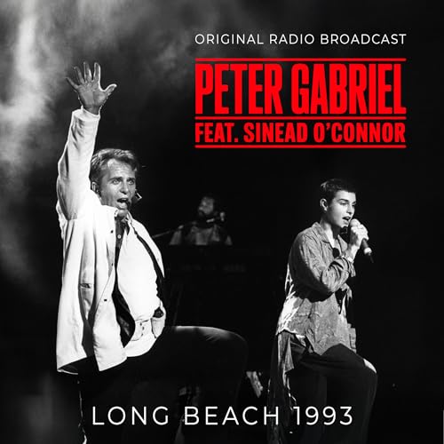 Peter Gabriel and Sinéad O'Connor performing live in 1993, CD cover.
