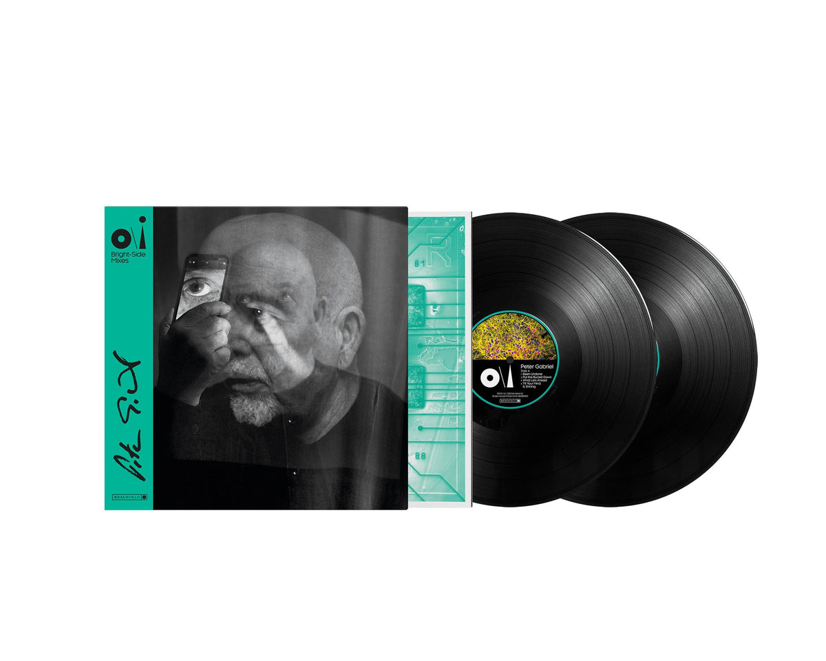 Peter Gabriel’s “oi” double vinyl record with portrait album cover.