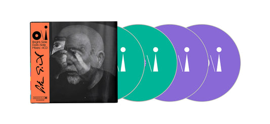Peter Gabriel "oi" 4CD set with case featuring a portrait and discs.
