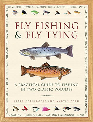 Two books in slipcase, fishing, outdoors, nature, sports, guide, illustrations, photographs, angling.