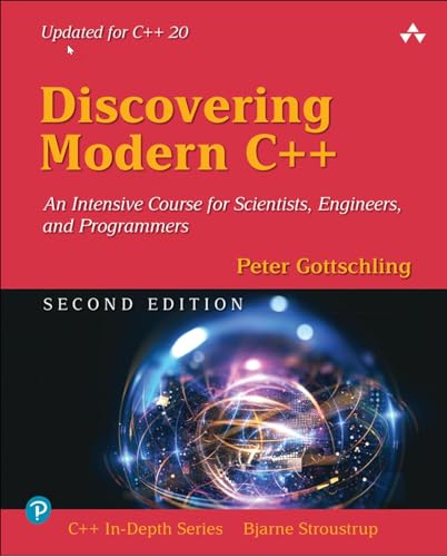 Book cover for Discovering Modern C++ Second Edition by Peter Gottschling.