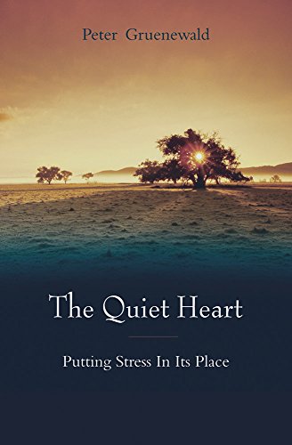 Book cover with a sunset landscape and title "The Quiet Heart".