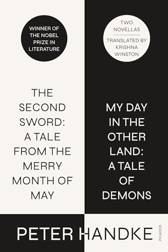 Book cover: black and white design with title and author Peter Handke.