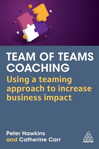 Book cover with puzzle pieces and the title "Team of Teams Coaching".