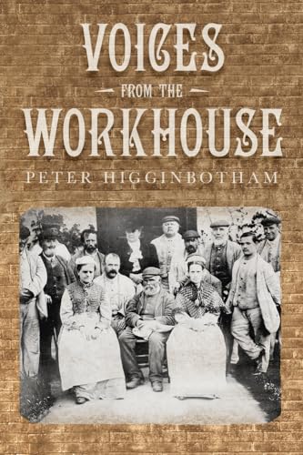 BookLined brick background with title and a vintage photo of workC workC workhouse residents.