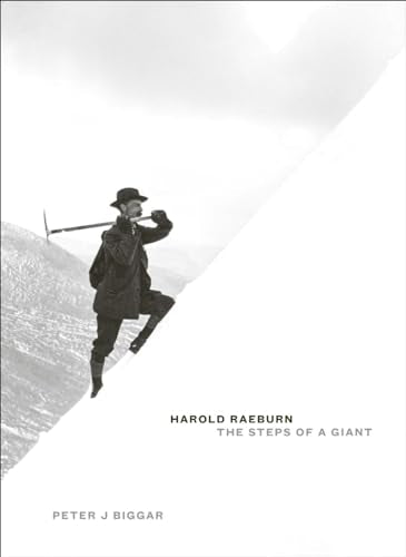 Black and white book cover featuring a man climbing a snowy mountain.