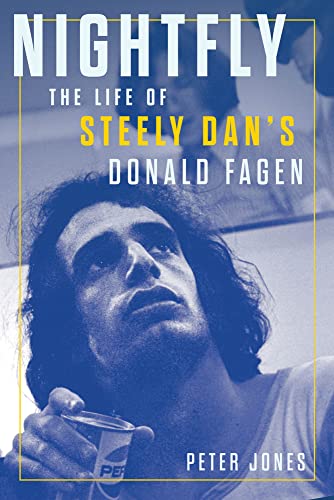 Book cover featuring a young Donald Fagen, musician and songwriter.