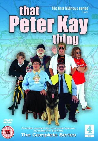 DVD cover for "That Peter Kay Thing" featuring a group of characters.