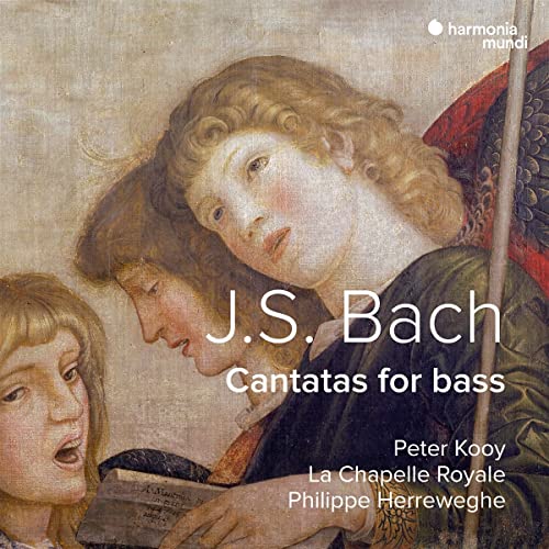CD cover featuring a detail from a Renaissance painting and text: “J.S. Bach”.