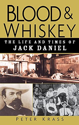 Book cover featuring Jack Daniel, a saloon scene, and vintage photos.
