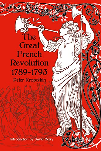 Book cover for “The Great French Revolution 1789-1793” with historical illustration.