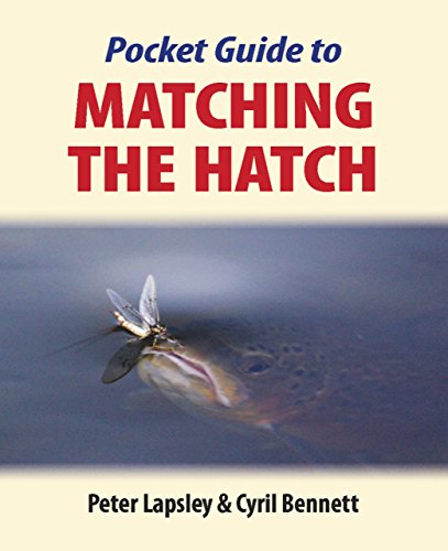 Book cover titled Pocket Guide to Matching the Hatch showing a trout eating an insect.