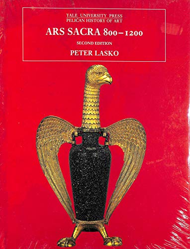 Red book cover with golden eagle and vessel, titled "Ars Sacra 800-1200".