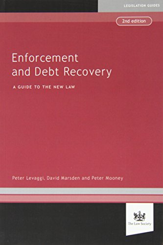 Red book cover: "Enforcement and Debt Recovery, 2nd edition.