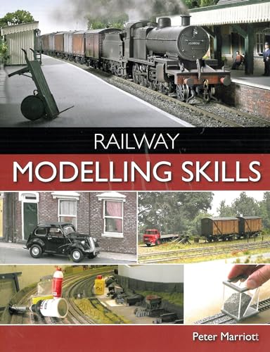 Book cover featuring model railways, tools, and building scenes.