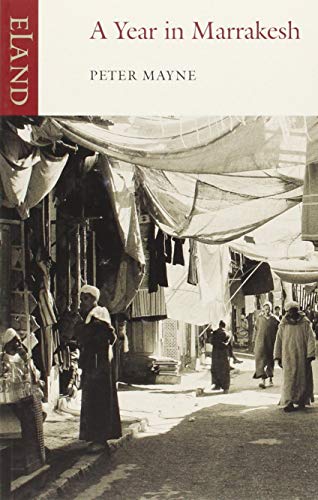 Book cover: “A Year in Marrakesh” with a street scene image.