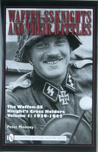 Book cover: "Waffen-SS Knights and their Battles" featuring a soldier portrait.