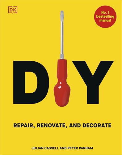 Yellow book cover with large black "DIY" letters and a red screwdriver.