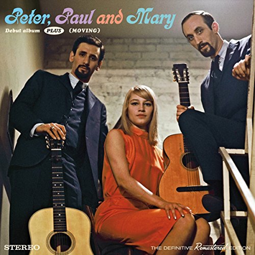 Peter, Paul and Mary album cover with three people and guitars.