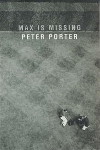 Book cover: "Max is Missing" by Peter Porter, grayscale image of a boy.