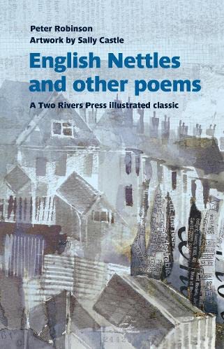 Book cover: “English Nettles and other poems” with abstract townscape.